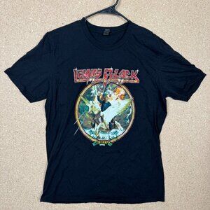 Lewis Black 2021 Tour Shirt "It Gets Better Every Day" Unicorn Graphic L